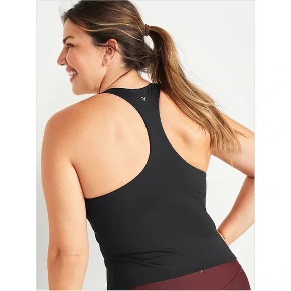 NWT Old Navy PowerSoft Cropped Shelf-Bra Tank Top - Picture 5 of 8